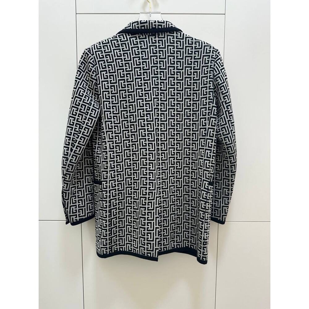 Balmain PB Labyrinth Monogram Blazer Sz.36 - Picture 6 of 10